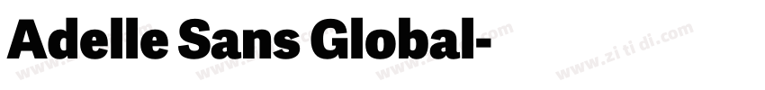 Adelle Sans Global字体转换 Adelle Sans Global字体转换